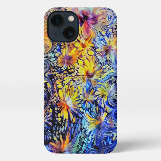 Funda Para iPhone Diseño de artista de maletín de teléfono (Reverso )