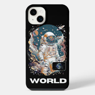 Funda Para iPhone 14 Plus diseño de astronauta MUNDIAL