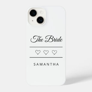 Funda Para iPhone 14 Diseño de boda personalizado de la novia