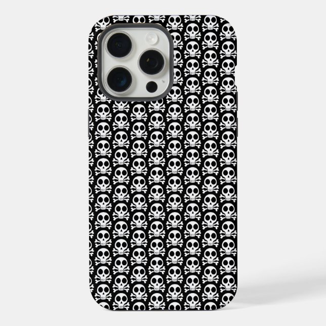 Funda Para iPhone Diseño de calavera pirata (Reverso )