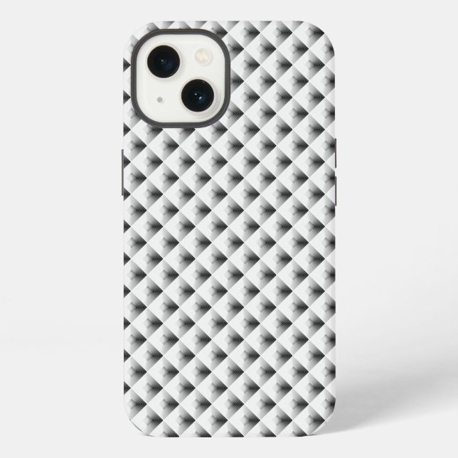Funda Para iPhone diseño de compartimento en Gris (Reverso )