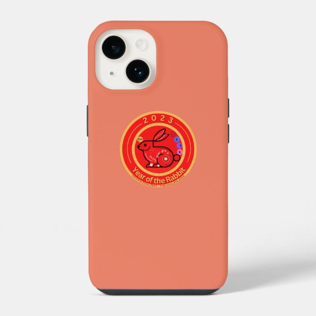 Funda Para iPhone Diseño De Conejo 2023 (Reverso )