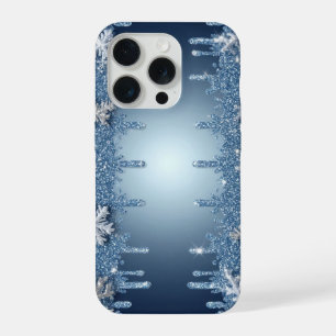 Diseño de Cristal Helado de Copo de Nieve con Bril