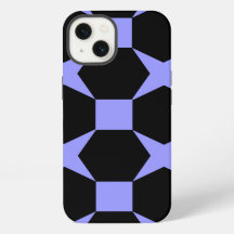 DISEÑO DE ESTRELLAS Y HEXAGONES AZULES Y NEGROS