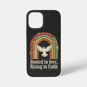 Funda Para iPhone 12 Mini Diseño de fe arraigado y creciente