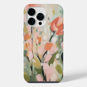 Funda Para iPhone 14 Pro Max Diseño de Flor Abstracta Arte Floral Artístico
