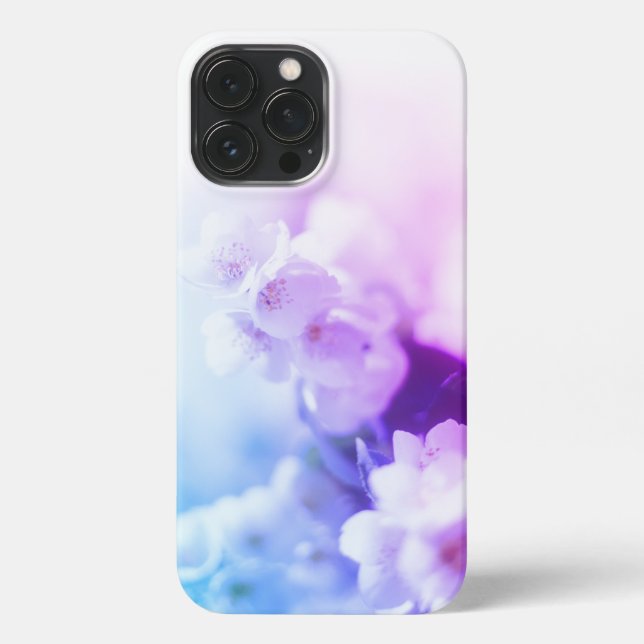 Funda Para iPhone Diseño de flores  (Reverso )