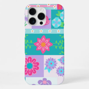 Funda Para iPhone 16 Pro Max Diseño de flores vibrantes en flor