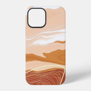 Funda Para iPhone 12 Diseño de fondo de textura de mármol de lujo. Ma l