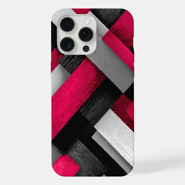 Funda Para iPhone Diseño de formas geométricas (Reverso )