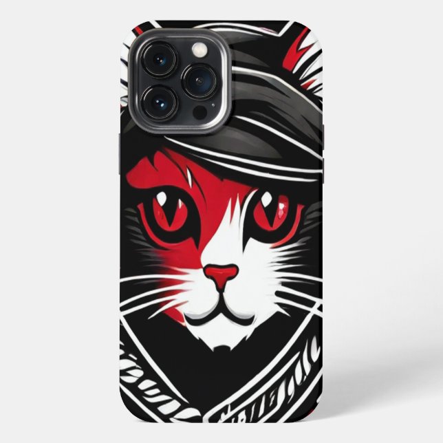 Funda Para iPhone Diseño de gato (Reverso )