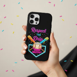 Diseño de helado de béisbol goteando Béisbol derre