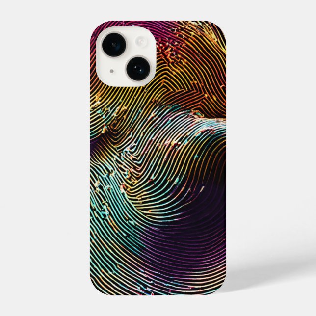Funda Para iPhone Diseño de iconos de onda sonora (Reverso )