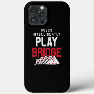 Funda Para iPhone 13 Pro Max Diseño de juego de cartas de Bridge para jugar ama