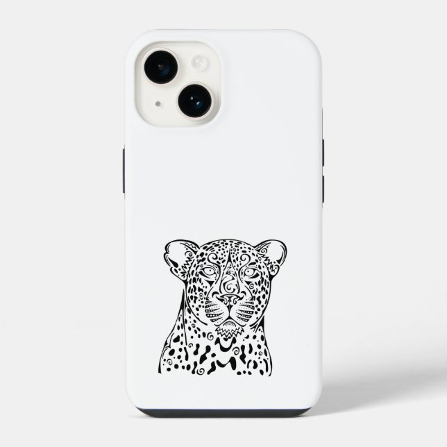 Funda Para iPhone Diseño de leopardo "Hosana" (Reverso )