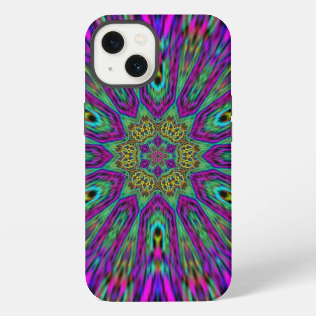 Funda Para iPhone diseño de mandala (Reverso )
