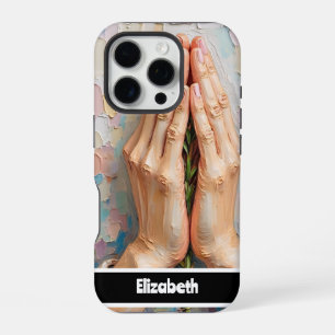 Funda Para iPhone 16 Pro Diseño de mano artístico