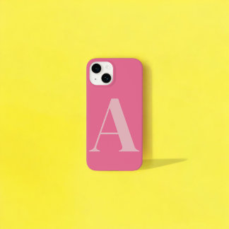 Funda Para iPhone 14 Diseño de Monograma Personalizado con Nombre Inici
