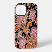 Diseño de paisley tradicional con patrón continuo