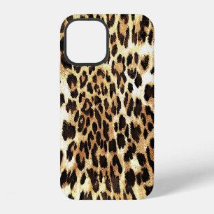 Funda Para iPhone 12 Diseño de patrón continuo de piel de leopardo.
