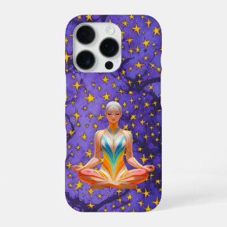 Funda Para iPhone 16 Pro Diseño de patrón de estrella único y meditativo