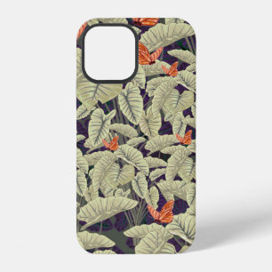 Funda Para iPhone 12 diseño de patrón de mariposa superficial arte apli