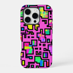 Funda Para iPhone 16 Pro Diseño de Patrón Moderno