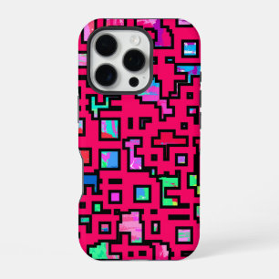 Funda Para iPhone 16 Pro Diseño de Patrón Moderno 