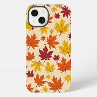 Diseño de patrones de hojas de arce iphone 13 fund