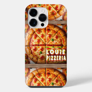 Funda Para iPhone 14 Pro Max Diseño de Pizzería de Pizza