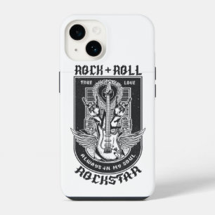 Funda Para iPhone 14 Diseño de rock de guitarra
