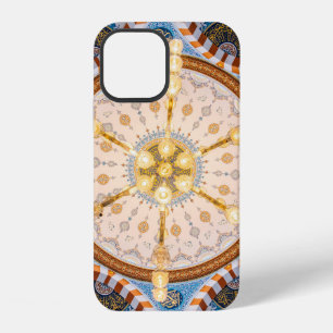 Funda Para iPhone 12 diseño de techo amarillo, azul y amarillo