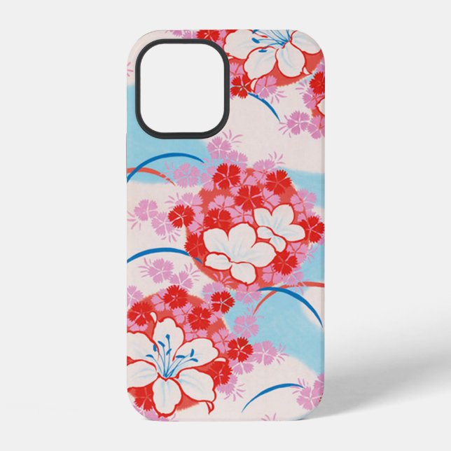 Funda Para iPhone diseño de textil japonés #2 (Reverso )