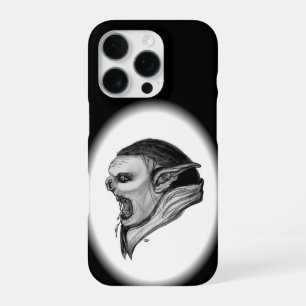 Funda Para iPhone 16 Pro Diseño de Troll en Blanco y Negro