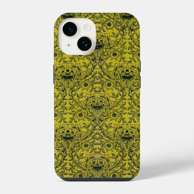 Funda Para iPhone Diseño de William Morris #1 (Reverso )