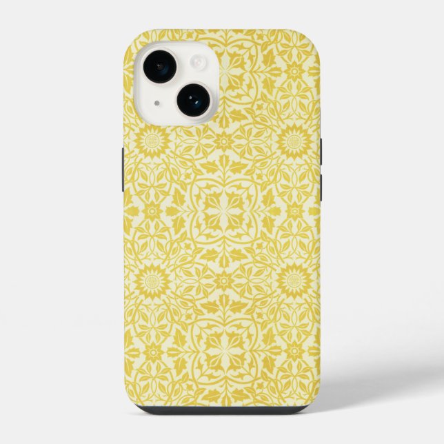 Funda Para iPhone Diseño de William Morris #8 (Reverso )
