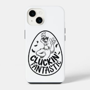 Funda Para iPhone 14 Diseño divertido con tema de pollo Cluckin 'Fantas