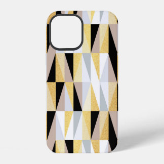 Funda Para iPhone 12 diseño escandinavo triángulos de patrón transparen