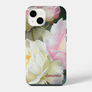 Funda Para iPhone 14 Diseño floral de bonito