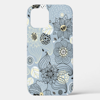 Funda Para iPhone 12 Diseño floral de otoño