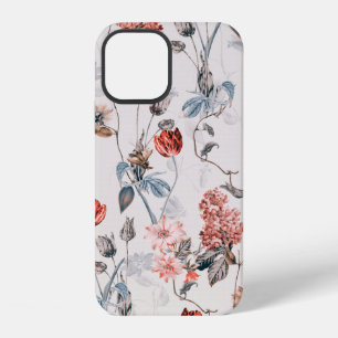 Funda Para iPhone 12 diseño floral sin fisuras con fondo claro