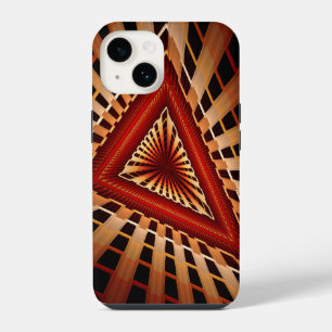 Funda Para iPhone 14 Diseño gráfico fractal moderno de red de fantasía