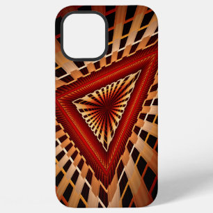 Funda Para iPhone 12 Pro Max Diseño gráfico fractal moderno de red de fantasía 