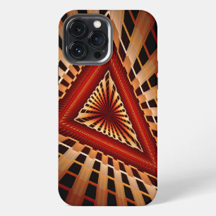 Funda Para iPhone 13 Pro Max Diseño gráfico moderno de fractal de red de fantas