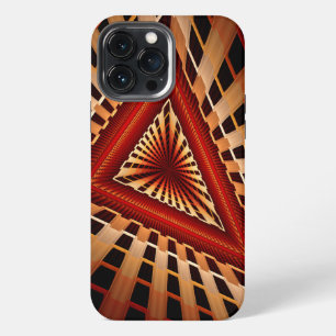Funda Para iPhone 13 Pro Max Diseño gráfico moderno de fractal de red de fantas