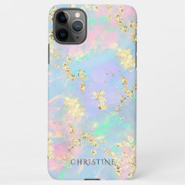 Funda Para iPhone 11Pro Max diseño inspirado en opal de nombre personalizado