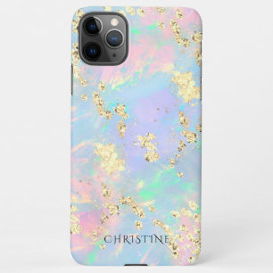Funda Para iPhone 11Pro Max diseño inspirado en opal de nombre personalizado