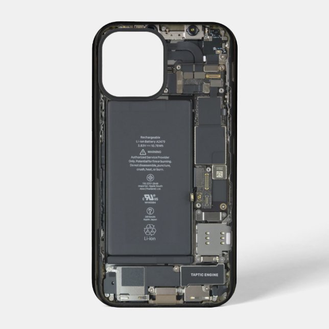 Funda Para iPhone Diseño interno de desmontaje (Reverso )