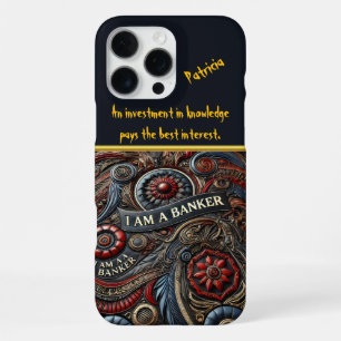 Funda Para iPhone 16 Pro Max Diseño Intrincado que Celebra una Identidad Bancar