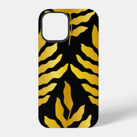 Diseño moderno con hojas. Hojas tropicales de oro